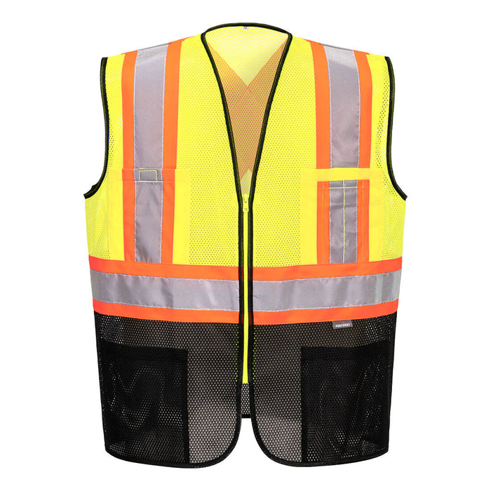 Hi Vis Back Contrast Executive Vest by Armed American Supply