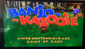 Banjo Kazooie N64 Nintendo 64 Video Game Cartridge 1998 by VintageVideoGameStore