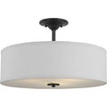 Progress Lighting Inspire 18 Inch 3 Light Semi Flush Mount Inspire - P350167-143 by Vanessa Jane