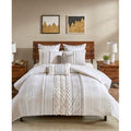 INK+IVY Imani Cotton Printed Comforter Set with Chenille by Vanessa Jane