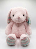 FAO Schwarz 20In Pink Plush Stuffed Bunny Rabbit Large with adoption papers by Vanessa Jane