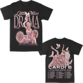 Cardi B "Little Miss Drama" Tour Graphic Tee by Obsessed with graphic tees