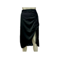 Japra Asymmetrical Black Skirt, Size Medium by Vanessa Jane