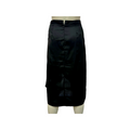 Japra Asymmetrical Black Skirt, Size Medium by Vanessa Jane