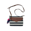 Fossil Stripe Small Crossbody MultiGold by Vanessa Jane