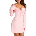 Puloru Women Off-Shoulder Mini Dress, Size Large by Vanessa Jane
