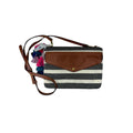 Fossil Stripe Small Crossbody MultiGold by Vanessa Jane