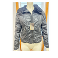 True Love By Ci Sono Womens Juniors Black Faux Leather Biker Jacket, Size Large by Vanessa Jane