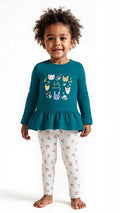 Carters Baby Girls 2-Pc. Fleece Sweatshirt and Leggings Set by Vanessa Jane