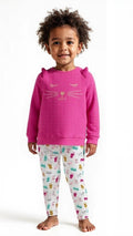 Carters Baby Girls 2-Pc. Fleece Sweatshirt and Leggings Set by Vanessa Jane