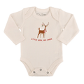 long sleeve graphic bodysuit | little deer big cheer by Finn + Emma