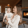 graphic bodysuit |crawl walk ride by Finn + Emma