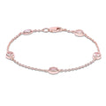 Genuine Morganite By The Yard Bracelet by Fine Color Jewels