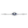 Cubic Zirconia Enamel Evil Eye Bracelet