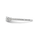 Lab Grown Diamond East-West Oval Pave Engagement Ring by Fine Color Jewels