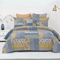 DaDa Bedding Honey Cove Floral Paisley Patchwork Quilt Set by DaDalogy Bedding Collection