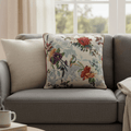 DaDa Bedding Elegant Tropical Paradise Birds Floral Tapestry Throw Pillow Covers 16" (18116) by DaDalogy Bedding Collection