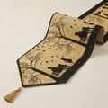 DaDalogy Autumn Birds Family Gathering Woven Tapestry Dining Table Runner (18198) by DaDalogy Bedding Collection