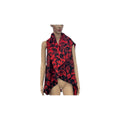 Womens Reversible Printed Cold Weather Shawl Wrap One Size by Vanessa Jane