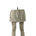 Linea Donatella Bride Embroidered Boyfriend Shorts,Size Large by Vanessa Jane