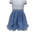 Sergent Major Girls Blue Tulle Skirt With Sequins, Size 9 by Vanessa Jane
