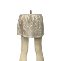 Linea Donatella Bride Embroidered Boyfriend Shorts,Size Large by Vanessa Jane