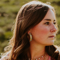 Southwestern Hoops - Turquoise by Christina Greene