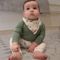 long bodysuit | Basil Green by Finn + Emma