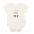 graphic bodysuit | crawl walk bike by Finn + Emma