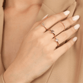 0.85 Ct Heart Pink Amethyst Prong Silver Solitaire Ring by Fine Color Jewels