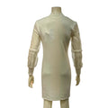 NY Collection Womens Mock Neck Lace Sleeve Sweater Dress, Size Small by Vanessa Jane