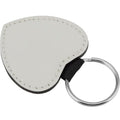 Sublimation Blanks PU Leather Keychain – Round/Rectangle / Heart Shape by INNOSUB USA by INNOSUB USA