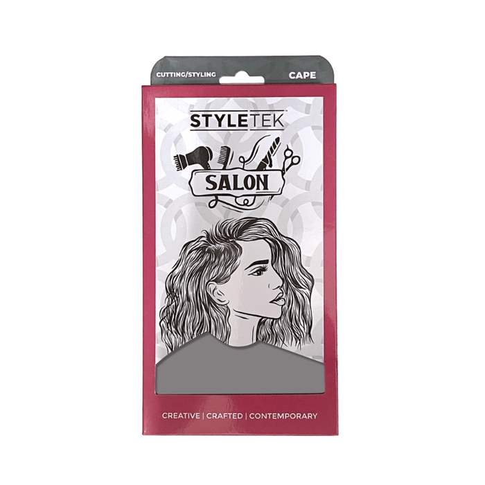 Styletek Solid Gray Cape 45x6 by The Warehouse Salon