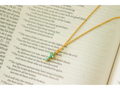 Dainty Turquoise Cross Necklace by Christina Greene