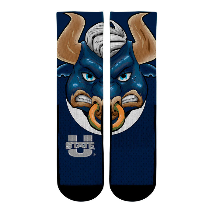 Utah State Aggies - Mascot by Rock 'Em Socks