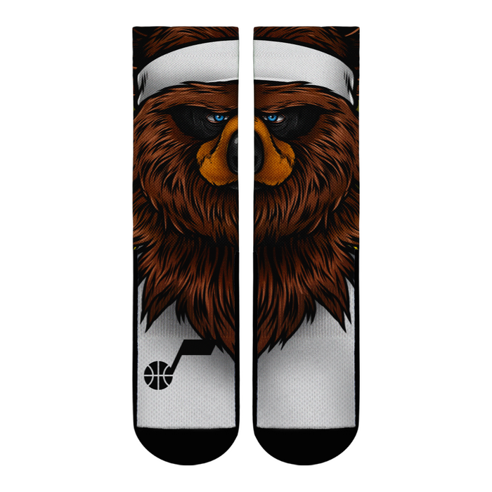 Utah Jazz - Split Face Mascot by Rock 'Em Socks