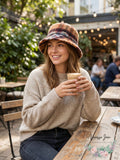 Steve Madden Logo Plate Brushed Bucket Hat by Vanessa Jane