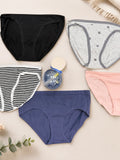 Jenni Womens Assorted Bikini Underwear 5-Pack + Bonus Gift by Vanessa Jane