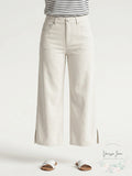 NYDJ Linen Blend Crop Wide Leg Pants by Vanessa Jane