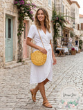 INC International Concepts Straw Circle Crossbody by Vanessa Jane