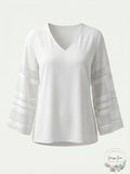 Alfani Solid Layered-Sleeve Top, Size Small by Vanessa Jane