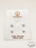 Giani Bernini 2-PC. Set Cubic Zirconia Stud Earrings in Sterling Silver by Vanessa Jane