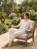 Joie Womens Irving Cropped Hoodie - Bleached Stone by Vanessa Jane
