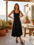 Theory Paneled Midi Dress by Vanessa Jane