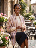 International Concepts Tranquil Scale Jacquard Wrap & Scarf by Vanessa Jane