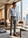 Bar III Mens Slim-Fit Gray and Camel Plaid Suit Pants, 34X29 by Vanessa Jane