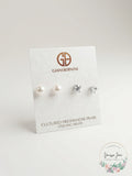 Giani Bernini 2-PC. Set Cultured Freshwater Pearl and Cubic Zirconia Stud by Vanessa Jane