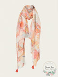 Echo Birds of Paradise Scarf & Cover-Up, One Size by Vanessa Jane