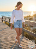 Celebrity Pink Juniors Cuffed Denim Shorts by Vanessa Jane