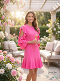 Vince Camuto Womens Ruffled Dress, Size 4 by Vanessa Jane